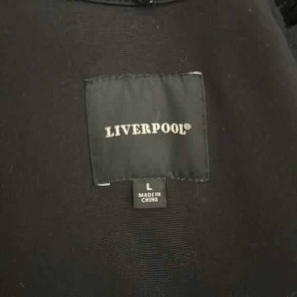 Liverpool black Ponte fabric for trimmed jacket size large - Picture 6 of 8